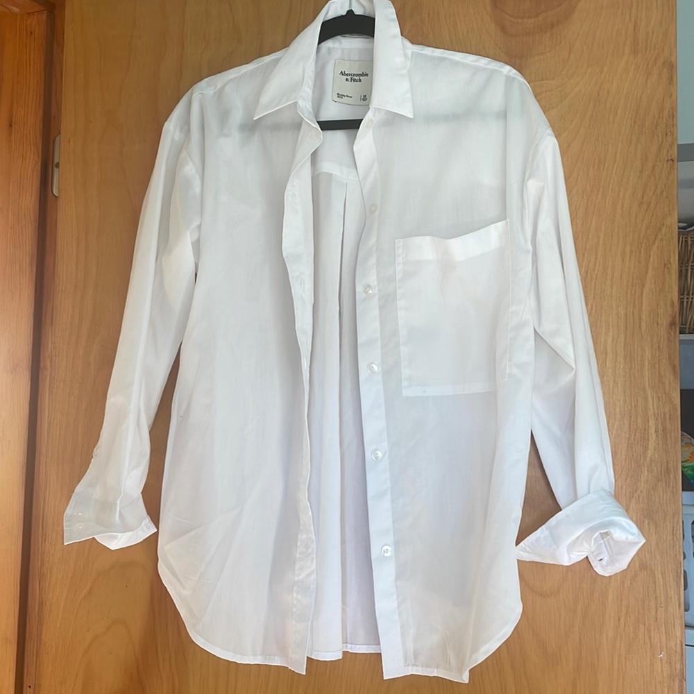 Abercrombie poplin button up